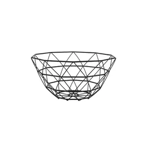 Καλάθι φρούτων σιδερένιο Present Time Diamond Cut image-0
