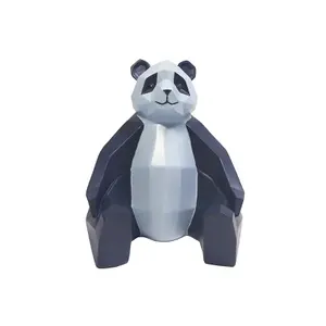 Polyresin figurine Present Time Origami Panda image-0