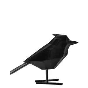 Flocked polyresin figurine Present Time Bird Large image-2