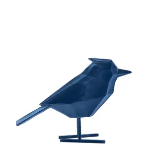 Flocked polyresin figurine Present Time Bird Large image-2