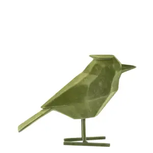 Flocked polyresin figurine Present Time Bird Large image-3