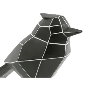 Figurine white stripes polyresin Present Time Bird Large image-1