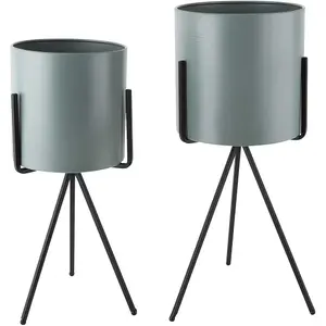 Iron flower pot set Present Time Pedestal XL image-0