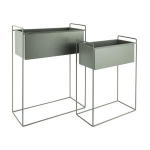 Set of iron flower pots Present Time Essence Straight