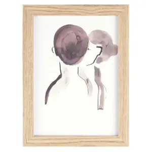 Wooden wall chart Present Time Kiss Medium image-0