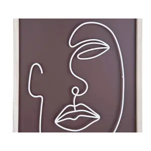 Muurgrafiek Present Time Line Drawing Medium image-1