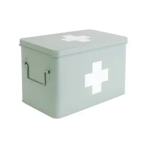 Aufbewahrungsbox für Medikamente Metall Present Time Medium image-0