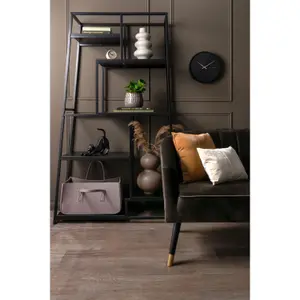 Quadratisches Lederkissen Present Time Look image-3