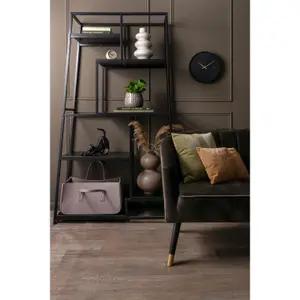 Vierkant leren kussen Present Time Look image-2
