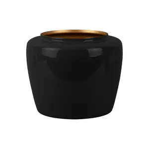 Enamelled iron flower pot Present Time Grand Medium image-0