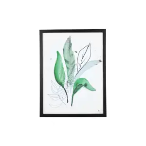 Wooden present frame Present Time Leaves image-0