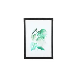 Wood frame Present Time Monstera Large image-0