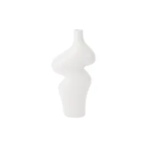Organisch gebogene Vase Modell aus Polyresin Present Time Large image-0