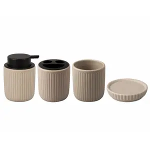 Set von Badezimmer ceramic Present Time Neat image-0