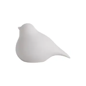 Statue led medium porcelain Present Time Fat Bird image-0
