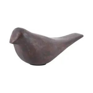 Mango wood statue Present Time Bird image-0