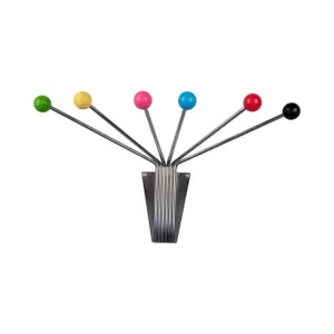 Hat rack with balls Present Time Neptune image-0