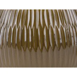 Vase grand verre côtelé Present Time Chique image-1