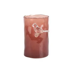 Vase small Present Time Bird On Branch image-1