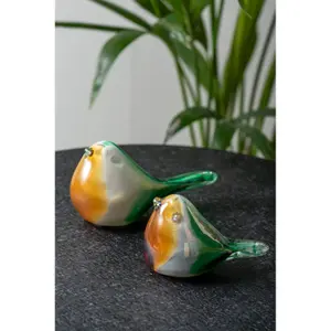 Glass statue Present Time Fat Bird image-2