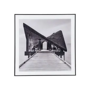 Cadre photo verre moyen Present Time Manor at the Water image-1