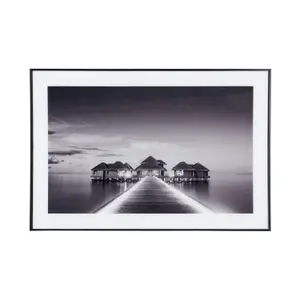 Marco de fotos grande de cristal Present Time Water Cottage image-0