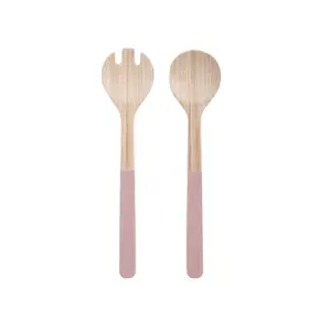 Servidores de ensalada de bambú Present Time Puro image-0