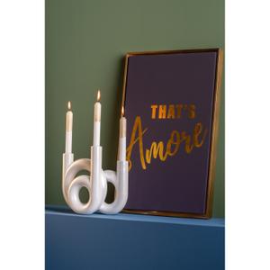 Glazen kandelaar Present Time Rings Medium image-4