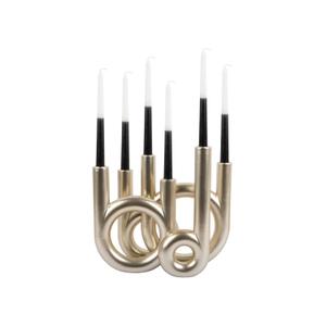 Kerzenhalter aus Glas Present Time Rings Large image-1