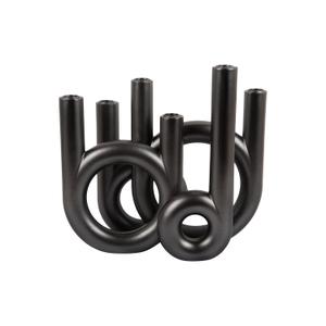 pt4157gy-ljusstake-i-glas-present-time-rings-large-morkgra-13-5x32-5-cm