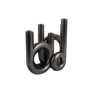 Kerzenhalter aus Glas Present Time Rings Large image-1