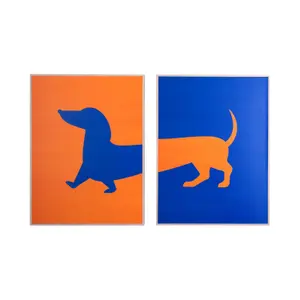 Wall decoration set Present Time Dachshund image-0