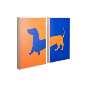 Wall decoration set Present Time Dachshund image-1