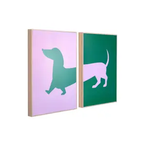 Wall decoration set Present Time Dachshund image-1