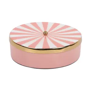 Storage box Present Time Candy Swirl Round Large image-0