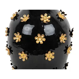 Vase Present Time Golden Flowers image-2