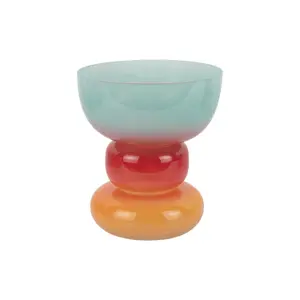 Wide glass vase Present Time Summer Vibes image-0