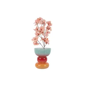 Wide glass vase Present Time Summer Vibes image-1