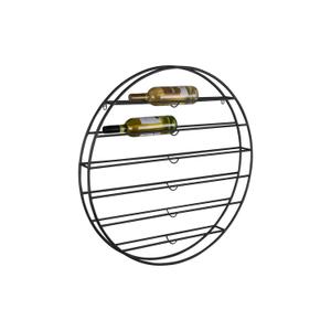 Metal wine rack Present Time Redondo image-1
