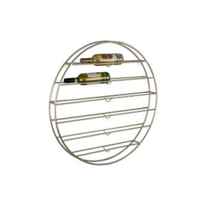 Metal wine rack Present Time Redondo image-1