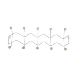 Porte-manteau double zigzag Present Time image-0