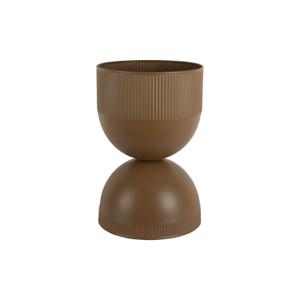 pt4362br-mellan-blommkruka-present-time-tonar-mocha-brown-39x25-5-cm