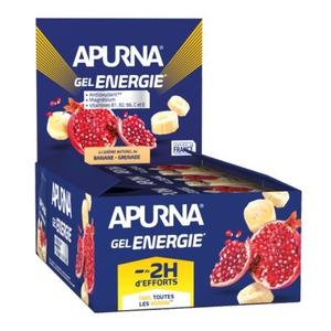 Lot von 24 Gelen Apurna Energie banane grenade - 35g