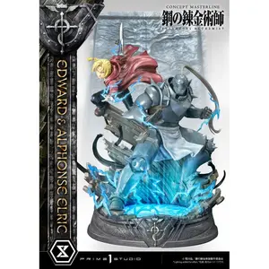 Figurine Prime 1 Studio Fullmetal Alchemist 1/6 Edward & Alphonse Elric image-1