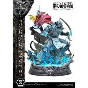 Figurine Prime 1 Studio Fullmetal Alchemist 1/6 Edward & Alphonse Elric image-4