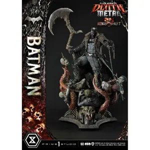 Statuetka z żywicy Prime 1 Studio Dark Knights: Metal Death Metal Batman Deluxe Bonus Ver. image-0