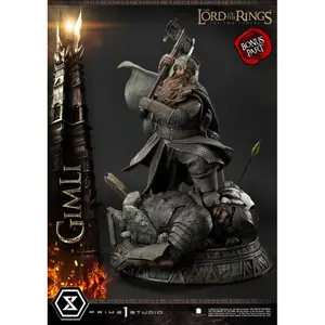 Lord of the Rings figurine: the two bonus towers version Prime 1 Studio Le Seigneur des anneaux Gimli image-0