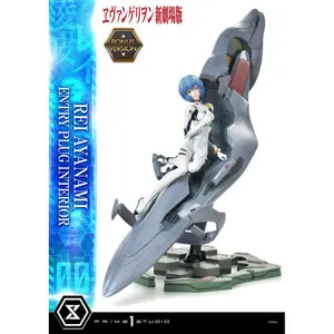 Figurine Prime 1 Studio Rebuild of Evangelion Rei Ayanami Bonus image-0
