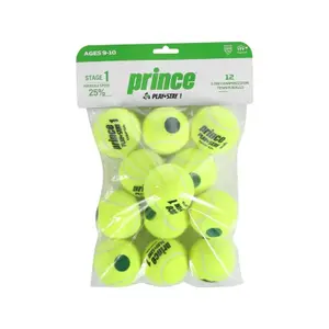 Bag of 12 tennis balls Prince Play & Stay - stage 1 image-0