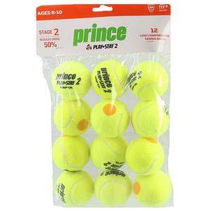 7g338000-bag-of-12-tennis-balls-prince-play-stay-stage-2-yellow-one-size